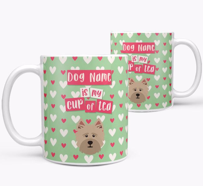 Personalised {breedFullName} '{dogsName} is my Cup of Tea' Mug